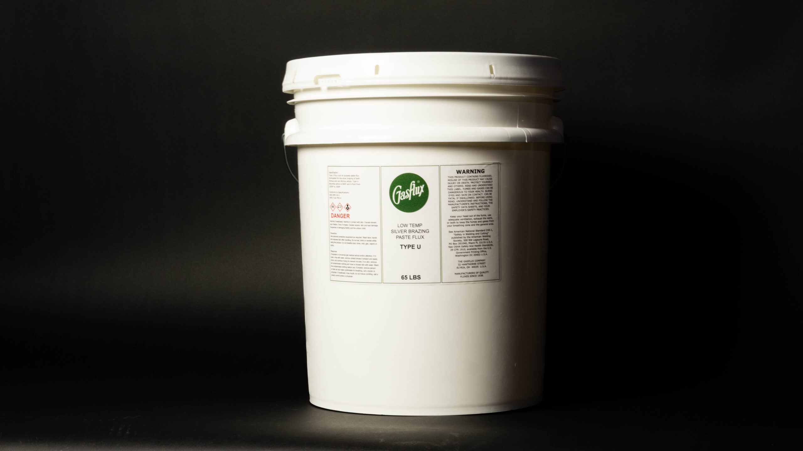 Type "U" Paste Flux Gasflux for Bronze and Silver Braze Applications